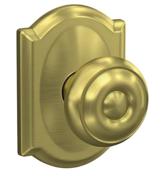 Schlage Georgian Knob with Camelot Trim - FC Series