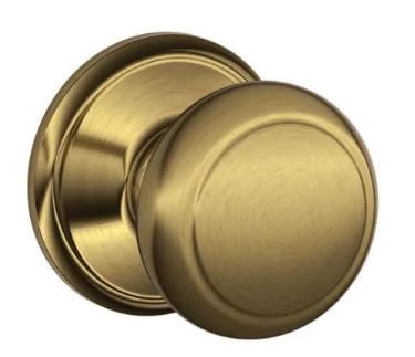 Schlage Andover Knob - F series