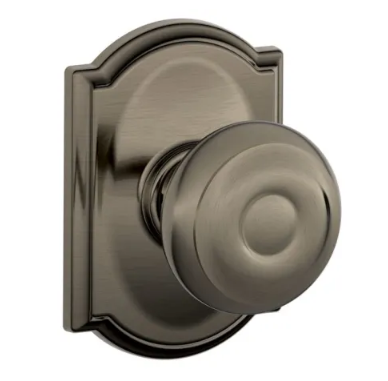 Schlage Georgian Knob with Camelot Trim - F series