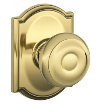 Schlage Georgian Knob with Camelot Trim - F series