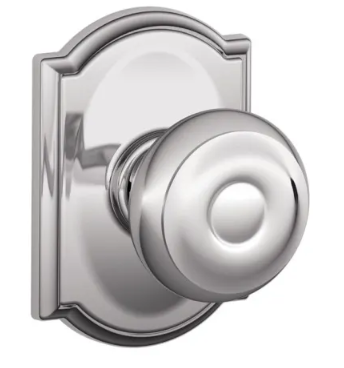 Schlage Georgian Knob with Camelot Trim - F series