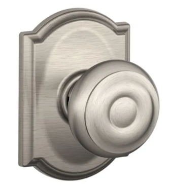 Schlage Georgian Knob with Camelot Trim - F series