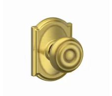 Schlage Georgian Knob with Camelot Trim - F series