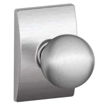 Schlage Orbit Knob with Century Trim - F series