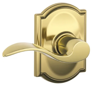 Schlage Accent lever with Camelot trim