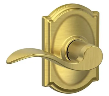 Schlage Accent lever with Camelot trim