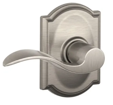 Schlage Accent lever with Camelot trim