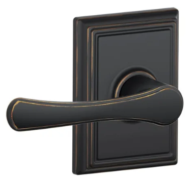 Schlage Avila Lever with Addison Trim