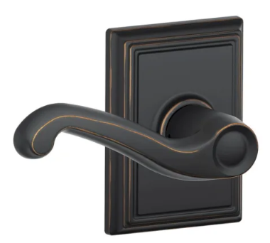 Schlage Flair Lever with Addison Trim