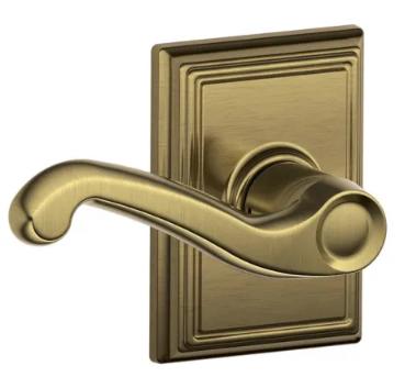 Schlage Flair Lever with Addison Trim