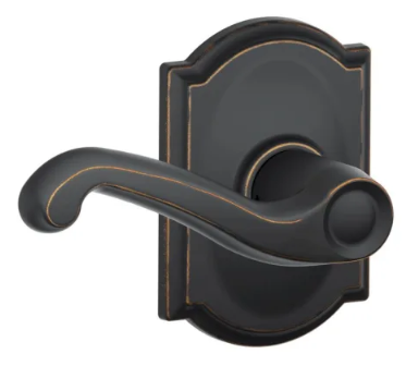 Schlage Flair Lever with Camelot Trim