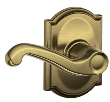 Schlage Flair Lever with Camelot Trim