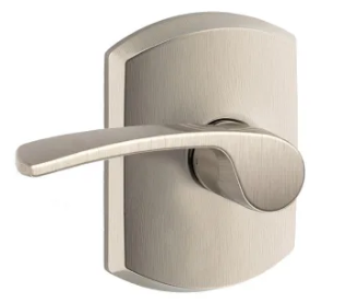 Schlage Merano Lever with Greenwich Trim