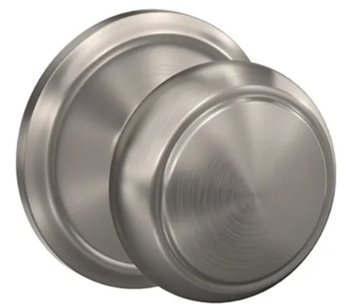 Schlage Andover Knob with Alden Trim - FC series