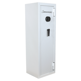 American Security TF5517E5-LTN-F-WT-A 11 Gun Safe 30 Minute Fire White Textured with Black Nickel Hardware ESL5 Electronic Keypad  286lbs (CONTACT FOR QUOTE ON SHIPPING)