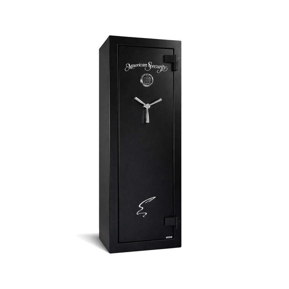 American Security TF5924-E5-LTN-F-BK-A 30 Minute Fire 8-8-16 Gun Safe Black Textured with Black Nickel Hardware ESL5 Electronic Keypad 388lbs (CONTACT FOR QUOTE ON SHIPPING)