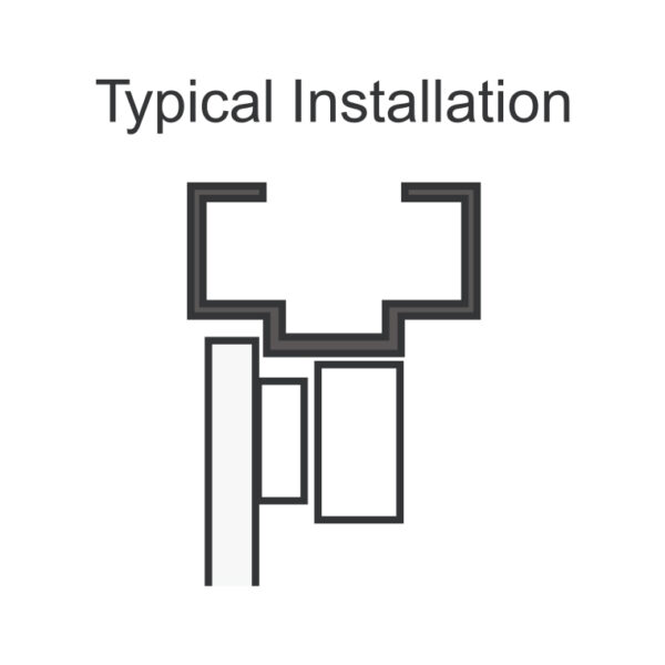 Seco-Larm E-941S-600/ZQ Z Bracket For 600-LB Maglock