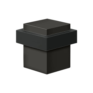 Deltana UFBS138 Square Universal Floor Door Bumper 1-3/8", Solid Brass