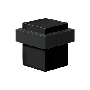 Deltana UFBS138 Square Universal Floor Door Bumper 1-3/8", Solid Brass