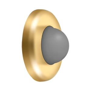 Deltana WBC250 Wall Mount Convex Flush Bumper, 2-1/2" Diameter