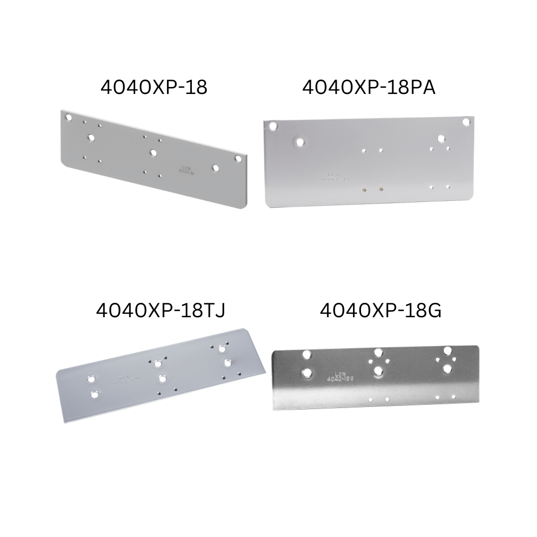4040xp Color Chart LCN 4040XP Drop Plates 18, 18PA, 18TJ, 18G – US Lock Supply