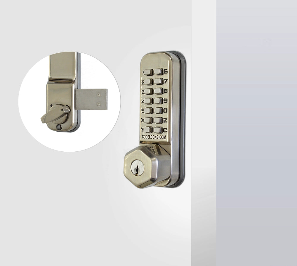 Codelocks CL200 Surface Latch with Key Override – US Lock Supply