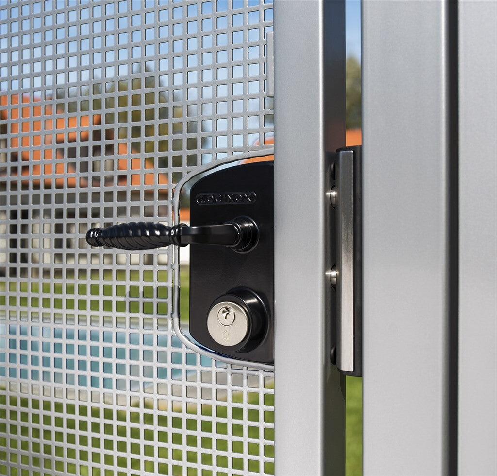 Locinox LUKYJ5 - Surface mounted US Mortise cylinder gate lock