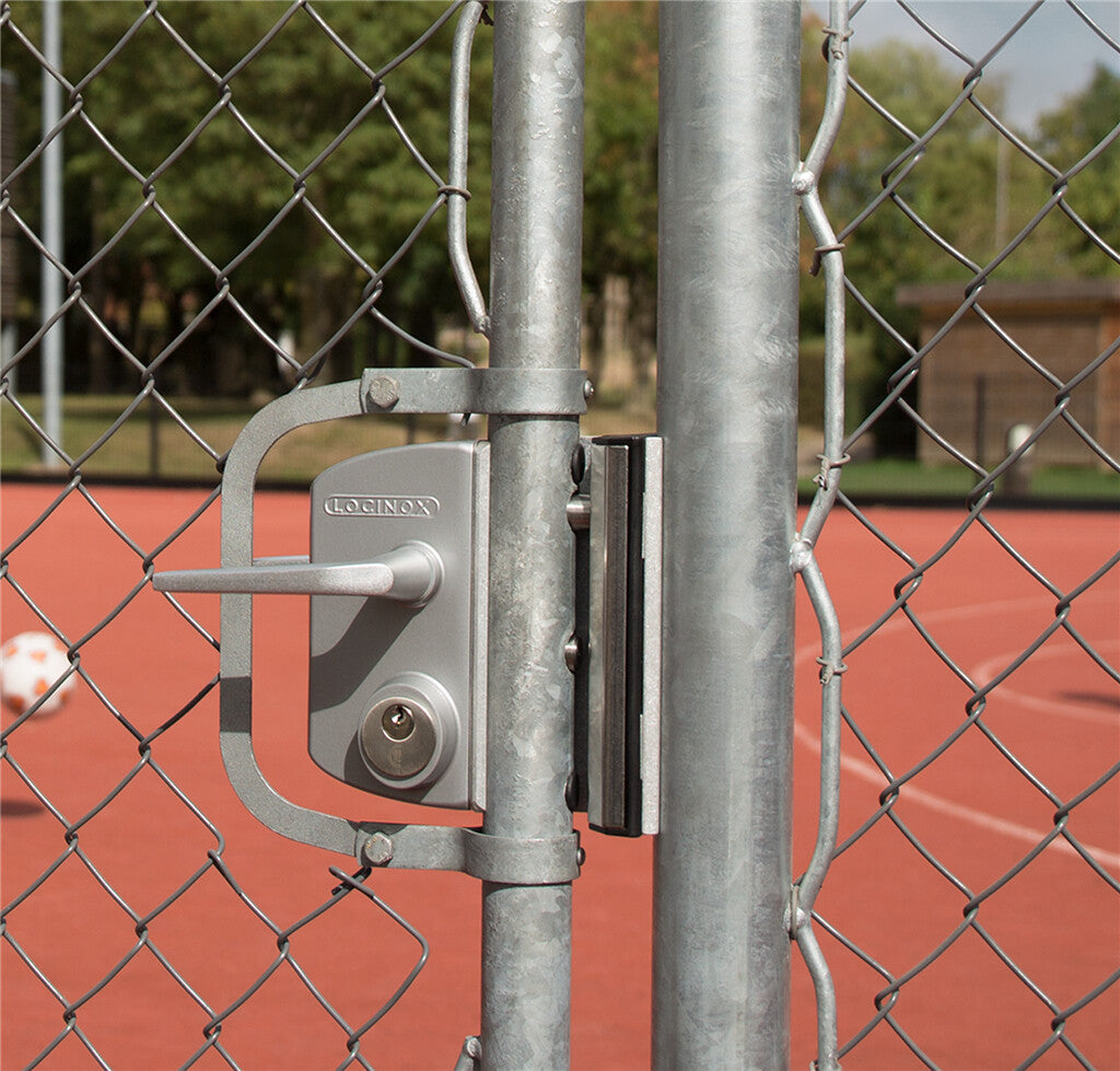 Locinox LUKYJ5 - Surface mounted US Mortise cylinder gate lock - Black ...