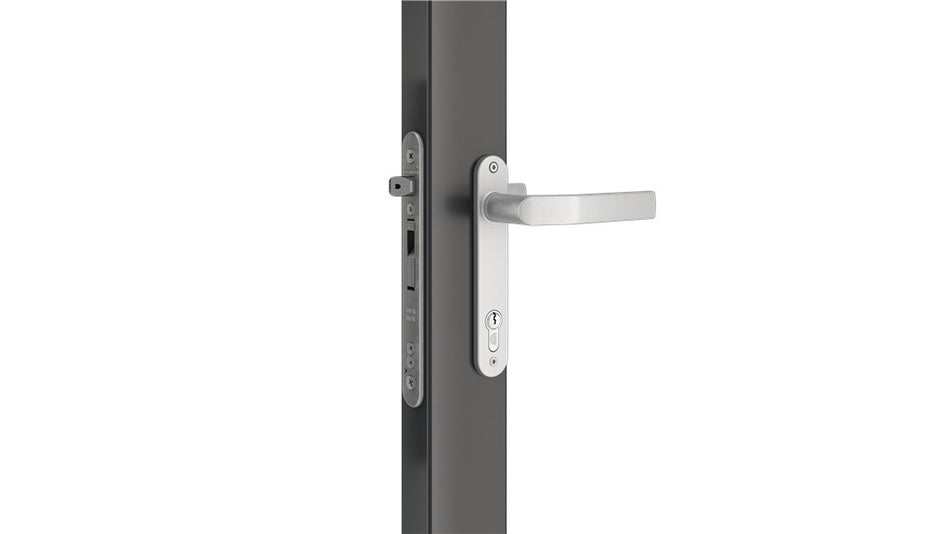 Locinox EIGHTYLOCK - Insert lock with 2-3/8" backset for profiles of 3-1/8" or more