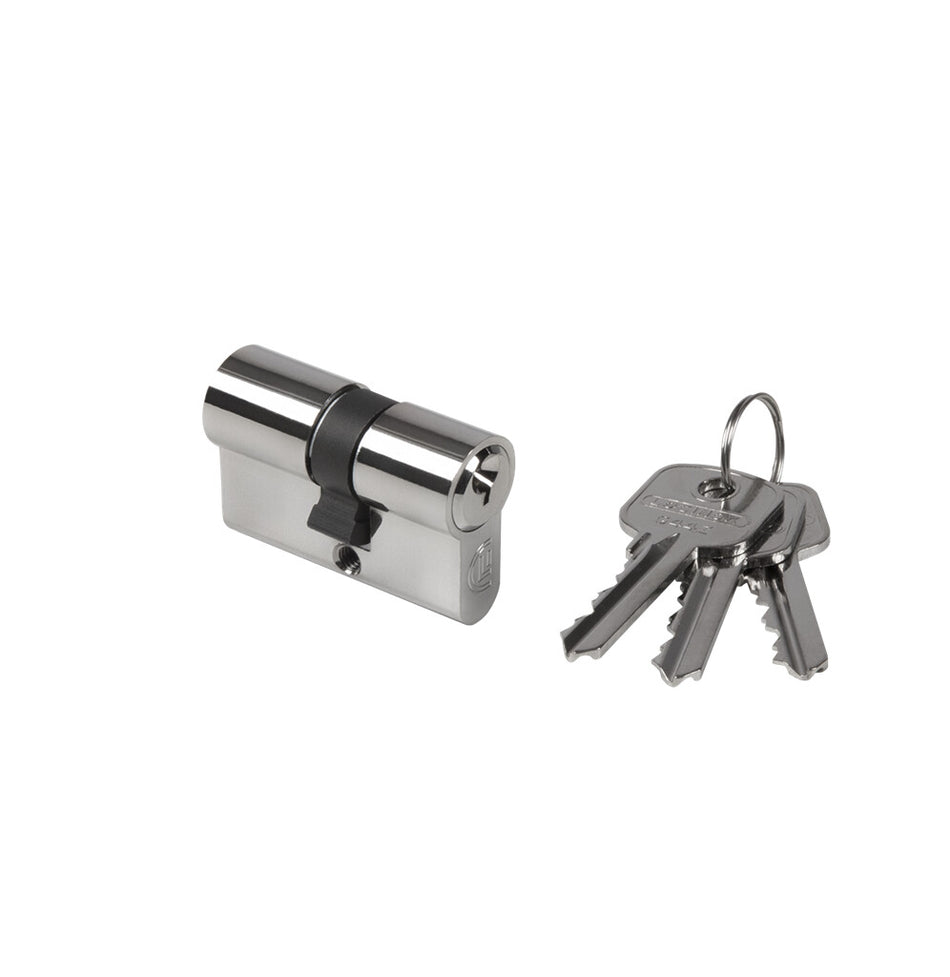 Locinox Europrofile cylinder with three keys - 46 mm Symmetric Cylinder