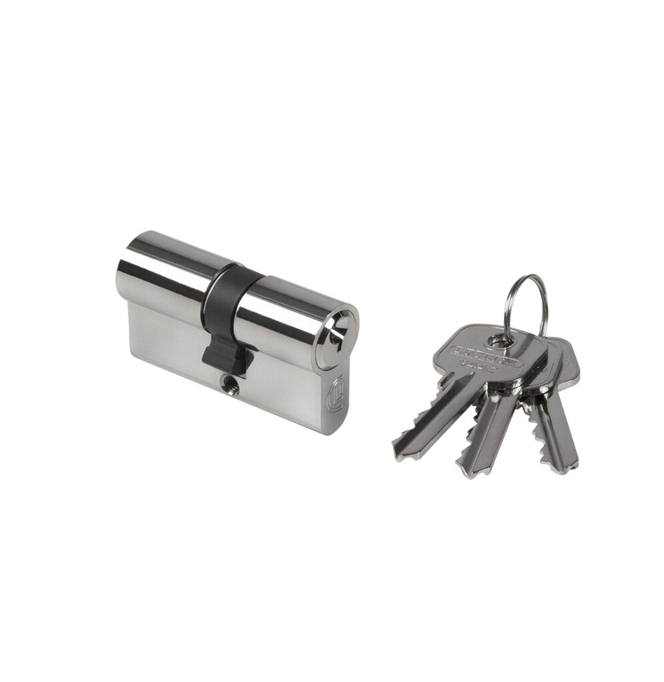 Locinox Europrofile cylinder with three keys - 54 mm Symmetric Cylinder