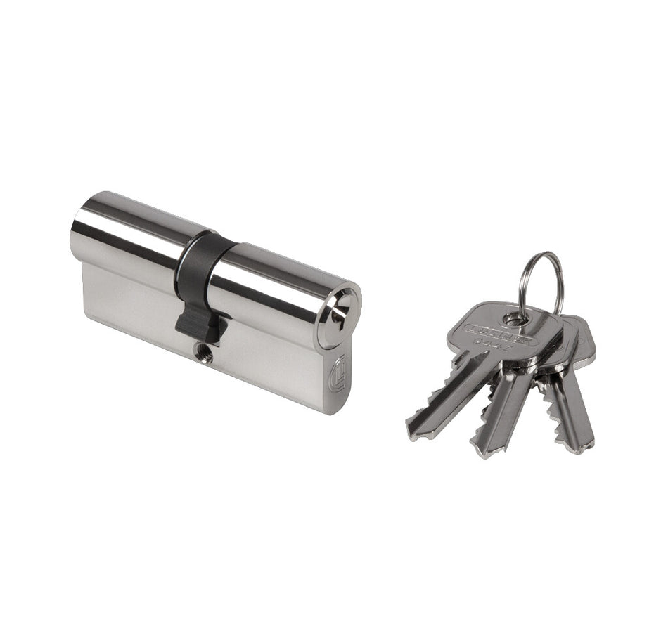 Locinox Europrofile cylinder with three keys - 70 mm Symmetric Cylinder