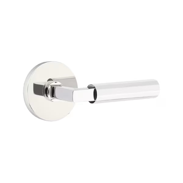 Emtek Faceted Lever with Disk Rosette - L-Square