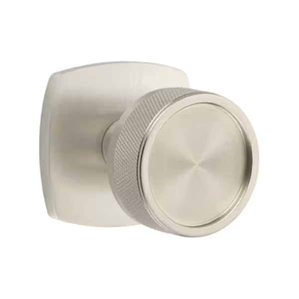 Emtek Knurled Knob with Urban Modern Rosette