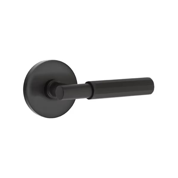 Emtek Faceted Lever with Disk Rosette - T-Bar