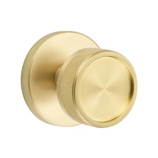 Emtek Knurled Knob with Disk Rosette