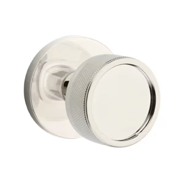 Emtek Knurled Knob with Disk Rosette