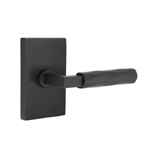 Emtek Tribeca Lever with Modern Rectangular Rosette