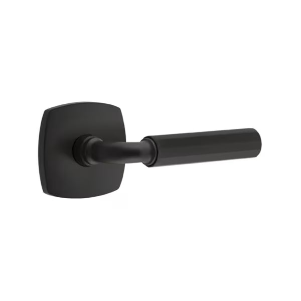 Emtek Hammered Lever with Urban Modern Rosette - R-Bar