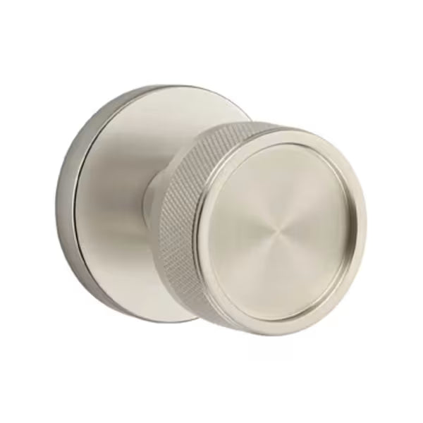 Emtek Knurled Knob with Disk Rosette