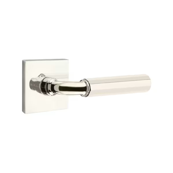 Emtek Hammered Lever with Square Rosette - R-Bar