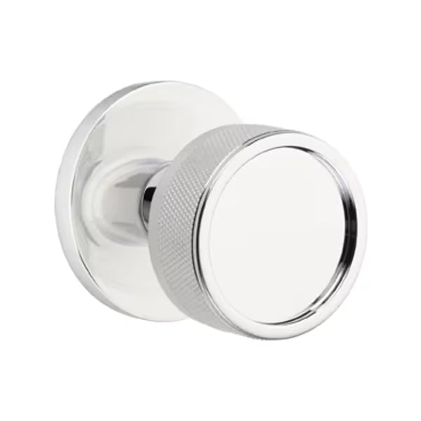 Emtek Knurled Knob with Disk Rosette