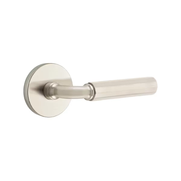 Emtek Faceted Lever with Disk Rosette - R-Bar