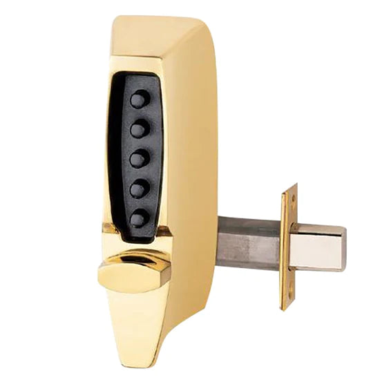Kaba Simplex 7102 Metal Mechanical Pushbutton Auxiliary Lock with Thumbturn Shabbos Lock
