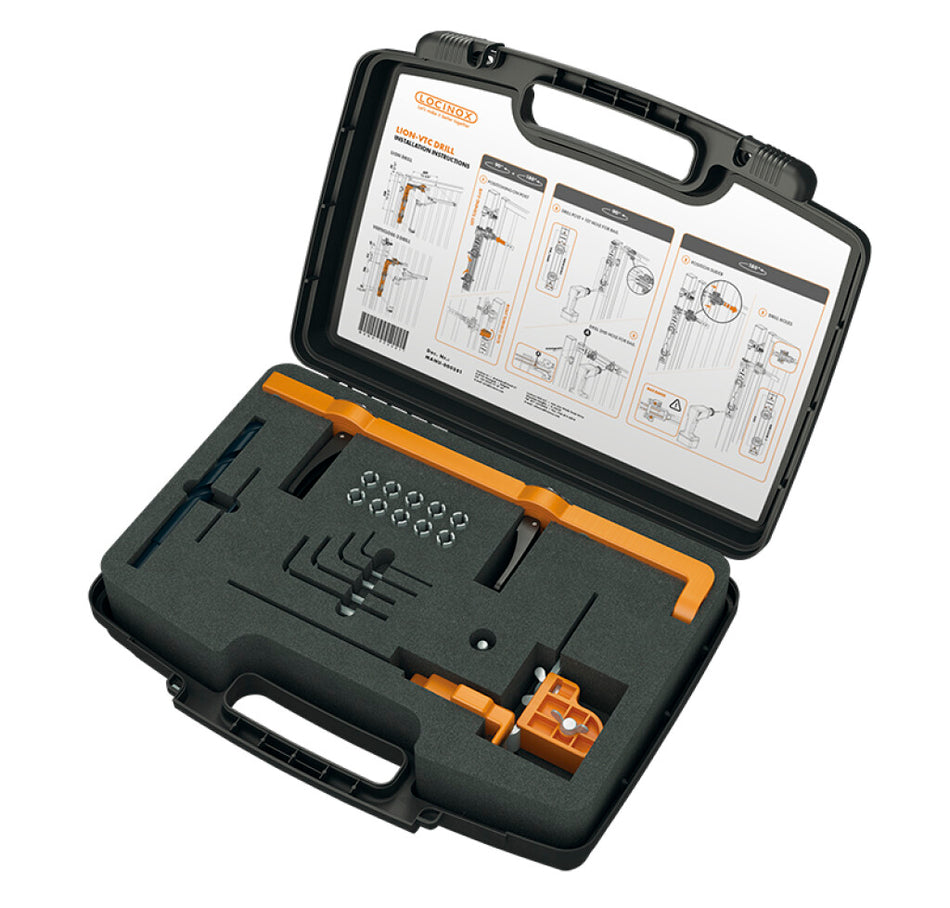 Locinox LION-VTC-DRILL - Assembly and drill jig for Lion and Verticlose-2 gate closers