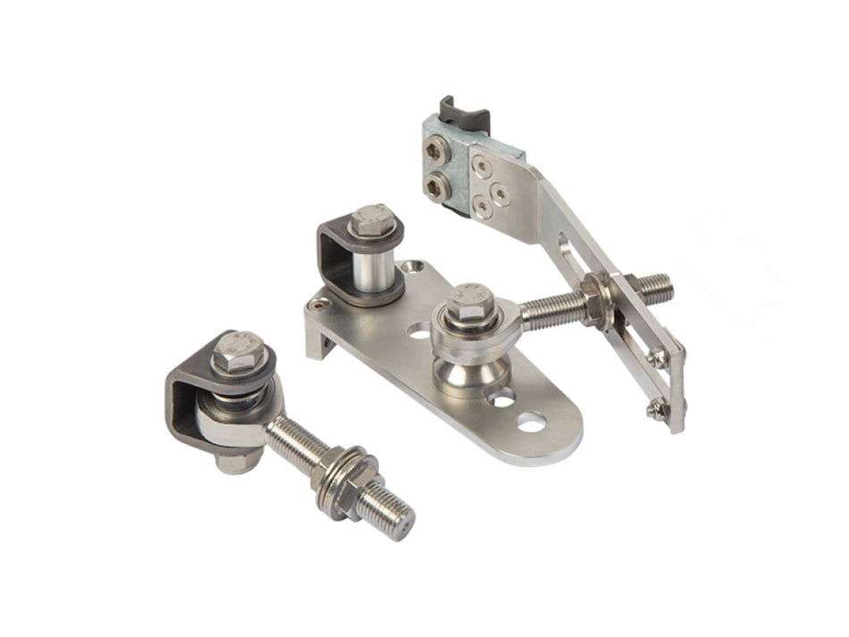 Locinox Excentro 180° hinge set for ascending slopes