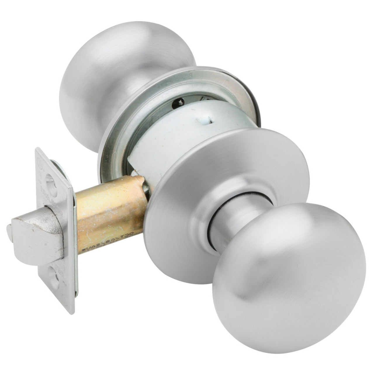 Schlage A10 Passage Latch - Grade 2 Cylindrical Non-Keyed Knob