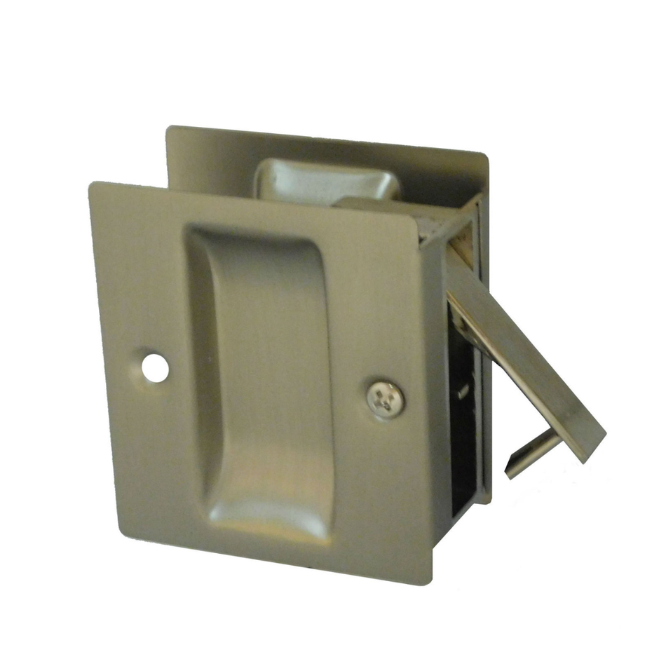 Don-jo PDL 100 Pocket Door Lock Passage, Brass Material