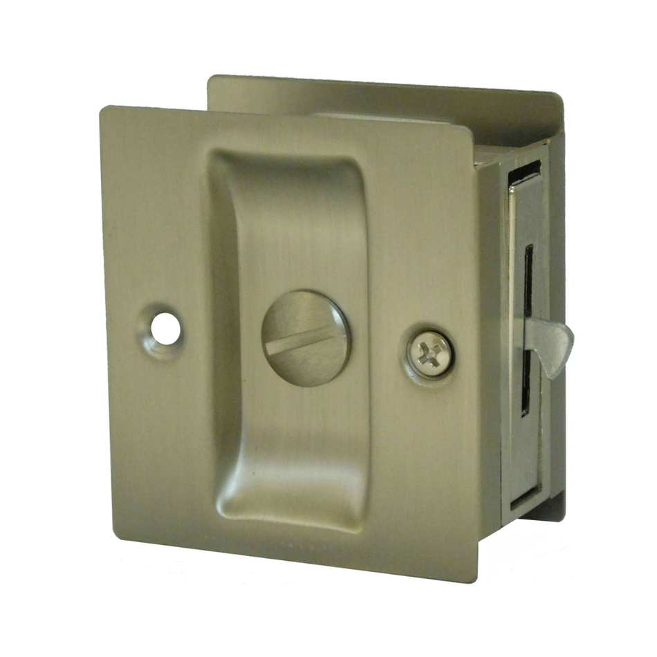 Don-jo PDL 101 Pocket Door Lock Privacy, Brass Material
