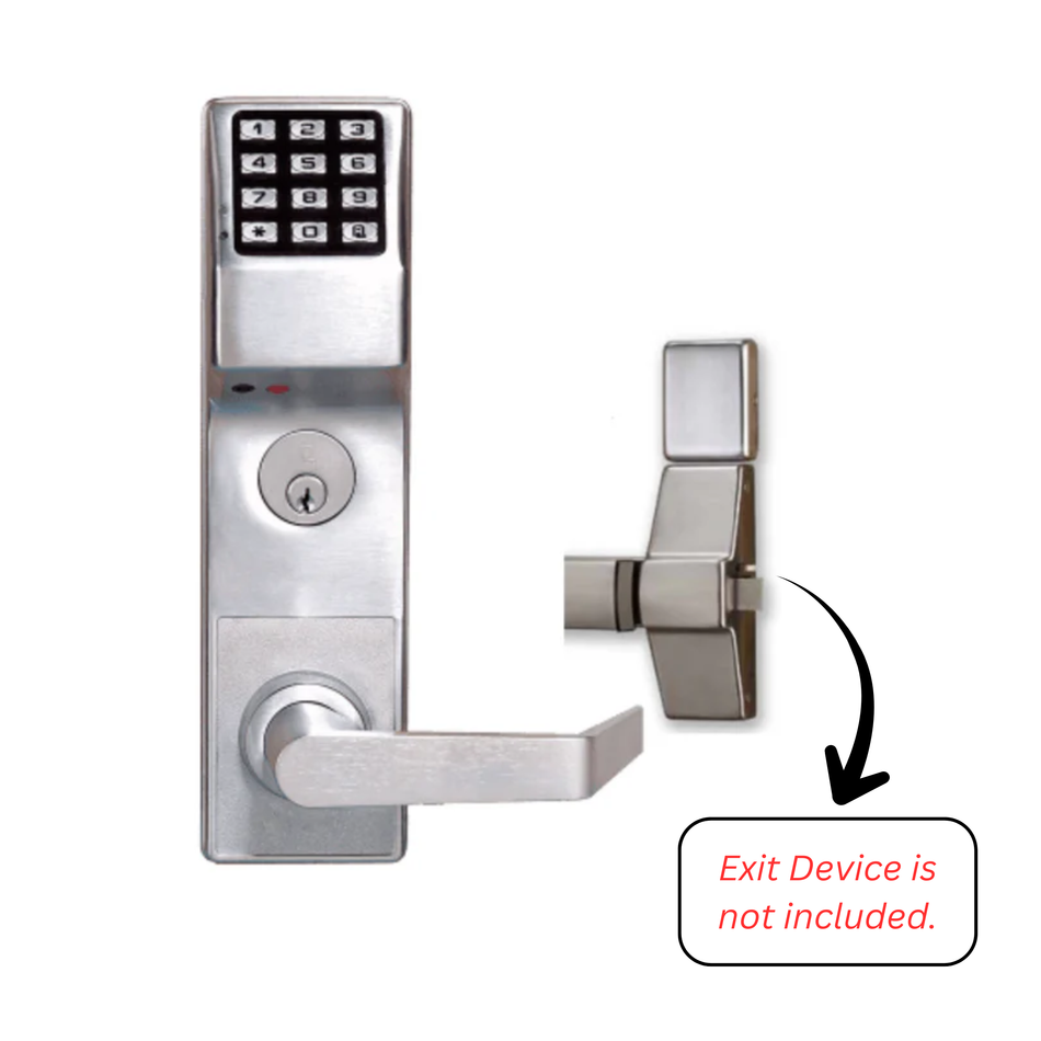 Alarm Lock ETDL27 Pushbutton Exit Trim Trilogy